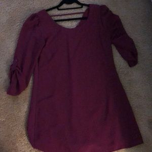 Maroon dress